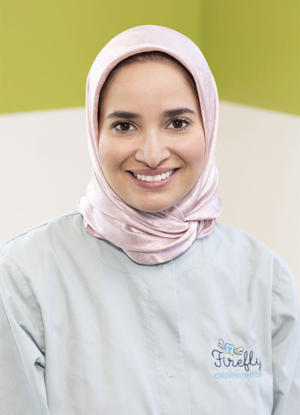 Dr. Sarah Aref, board-certified pediatric dentist